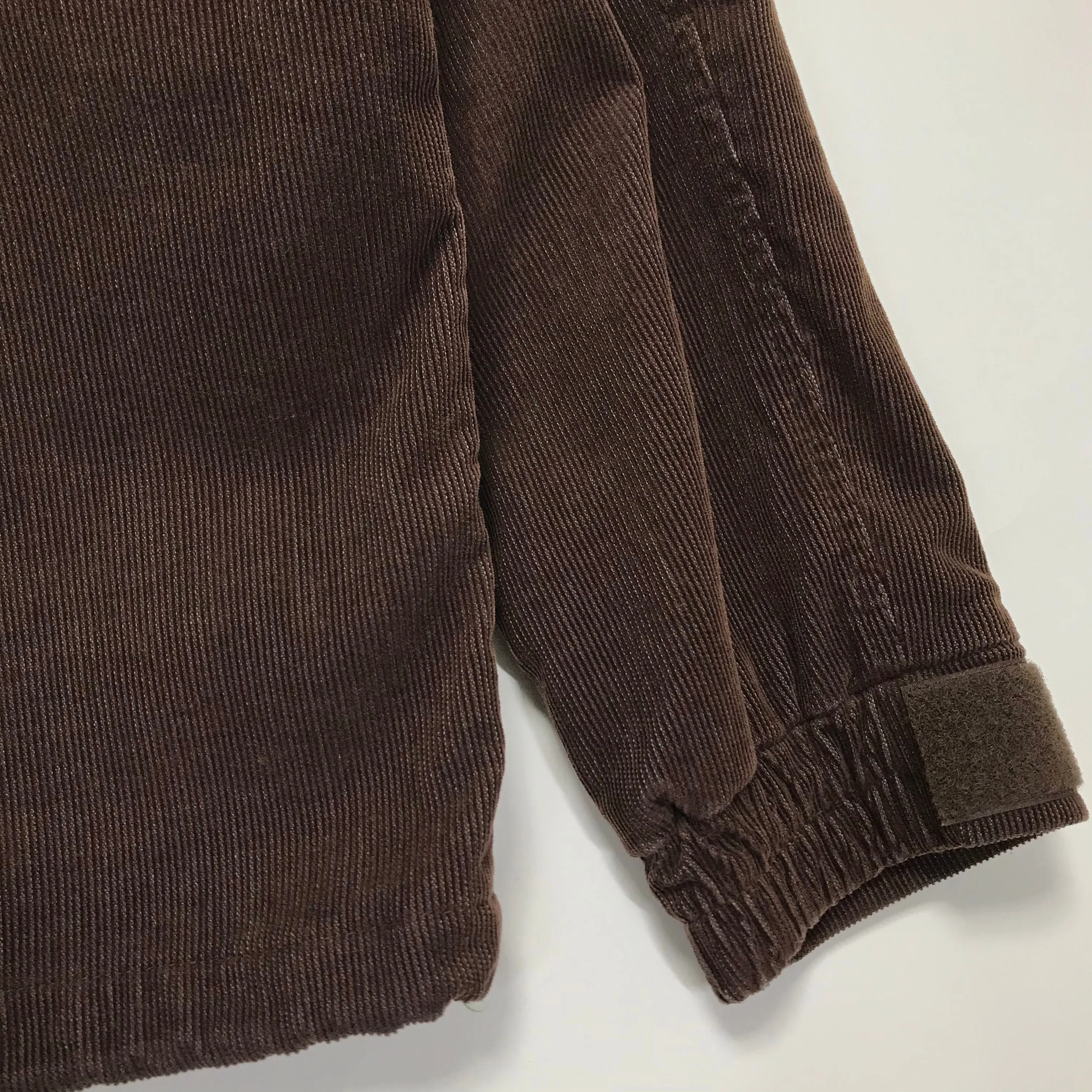 [L] A Bathing Ape Bape Corduroy Snowboard Jacket Brown