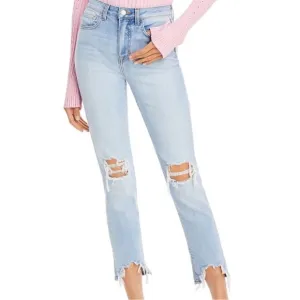 L'AGENCE High Line High Rise Skinny in Fade Out Size 27 Light Wash Distressed