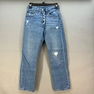 Levi's 501XX Jeans Women's W24 L26 (0) Big E Button Fly Light Stone Normcore
