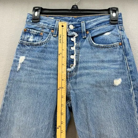 Levi's 501XX Jeans Women's W24 L26 (0) Big E Button Fly Light Stone Normcore