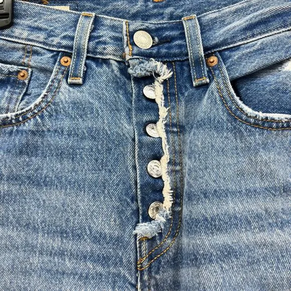 Levi's 501XX Jeans Women's W24 L26 (0) Big E Button Fly Light Stone Normcore