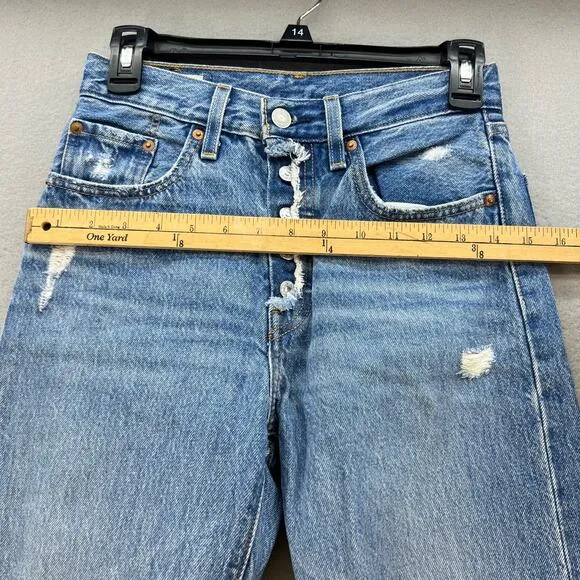 Levi's 501XX Jeans Women's W24 L26 (0) Big E Button Fly Light Stone Normcore