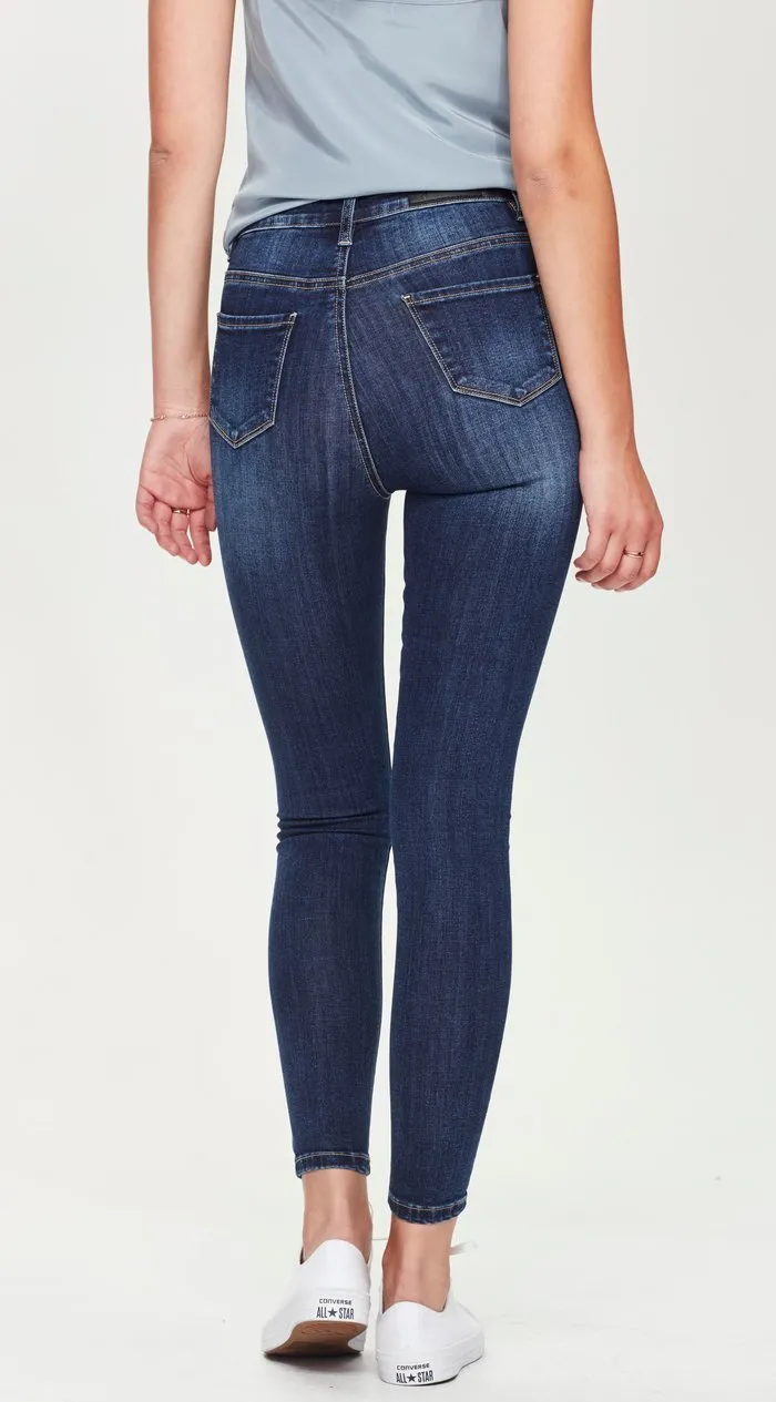 Lexi Ankle Grazer - Dark Blue
