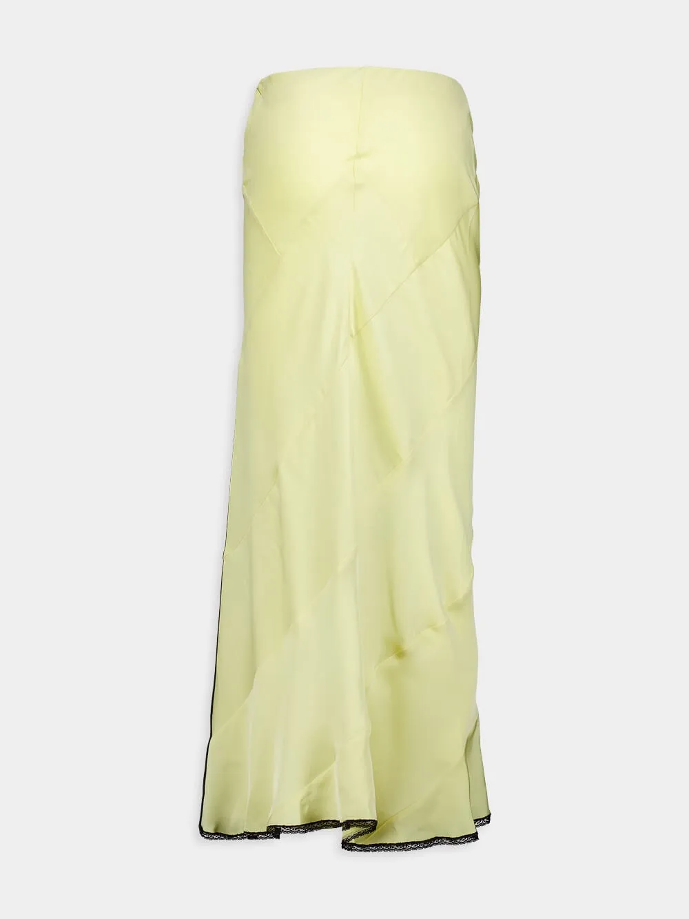 Light Yellow Maxi Skirt