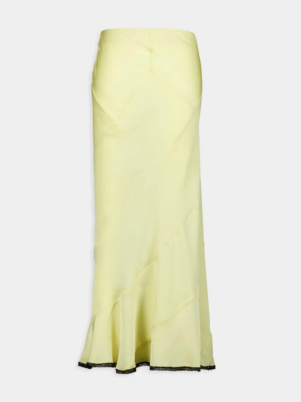 Light Yellow Maxi Skirt