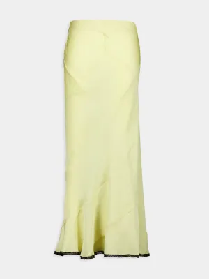 Light Yellow Maxi Skirt