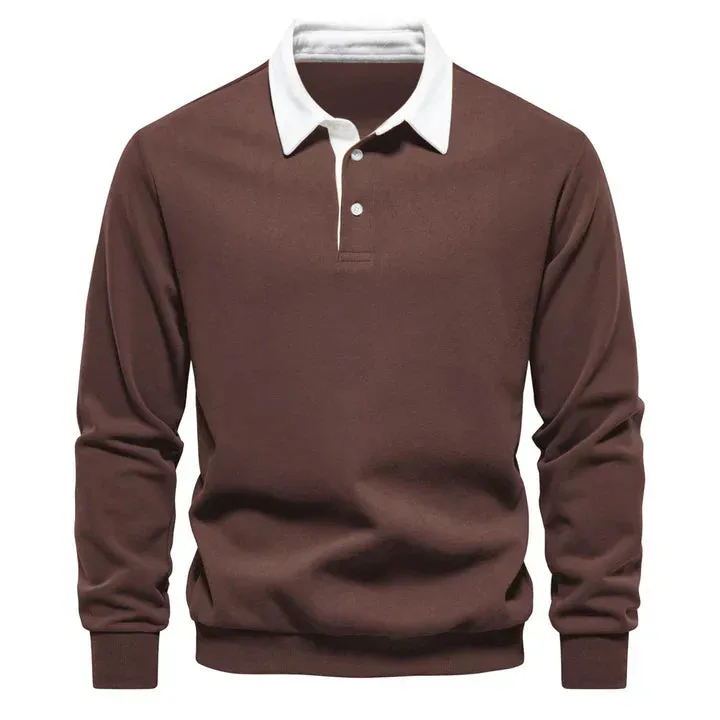 Long-sleeved Björn classic polo shirt