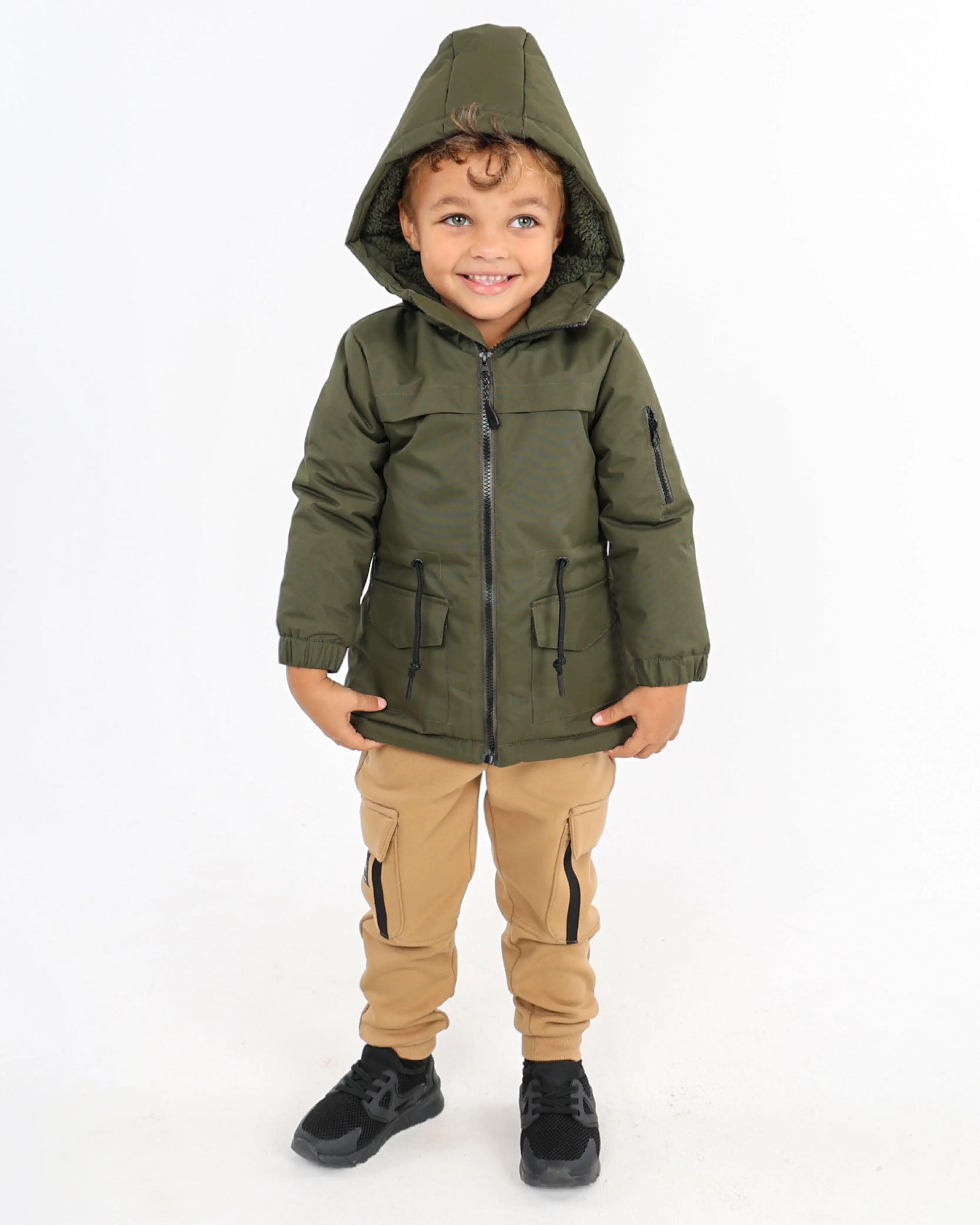 Longer Length Hooded Jacket
