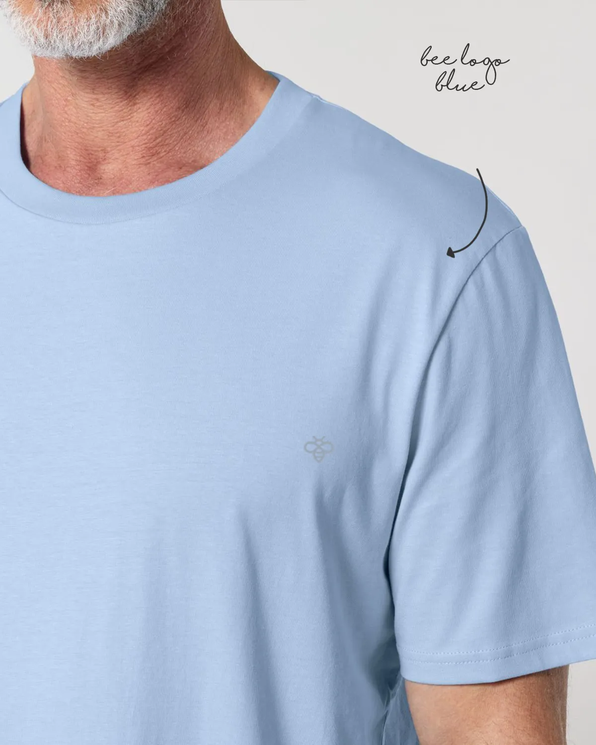 LoveBee Adult T-shirt | Sail Blue