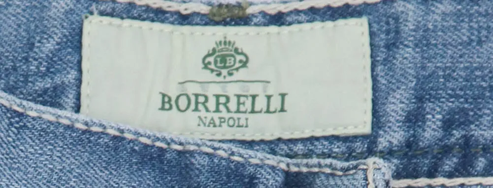 Luigi Borrelli Denim Blue Jeans - Extra Slim - 33 US / 49 EU