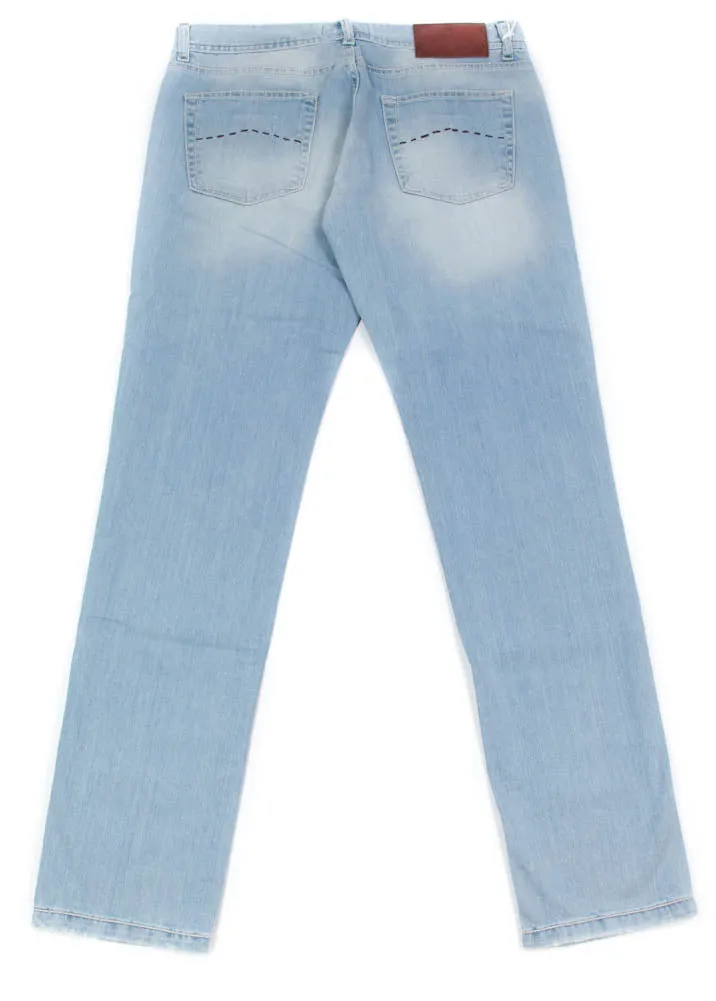 Luigi Borrelli Denim Blue Jeans - Extra Slim - 42 US / 58 EU