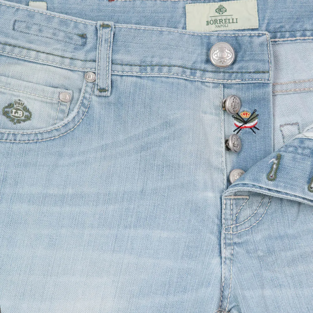 Luigi Borrelli Denim Blue Jeans - Extra Slim - 42 US / 58 EU