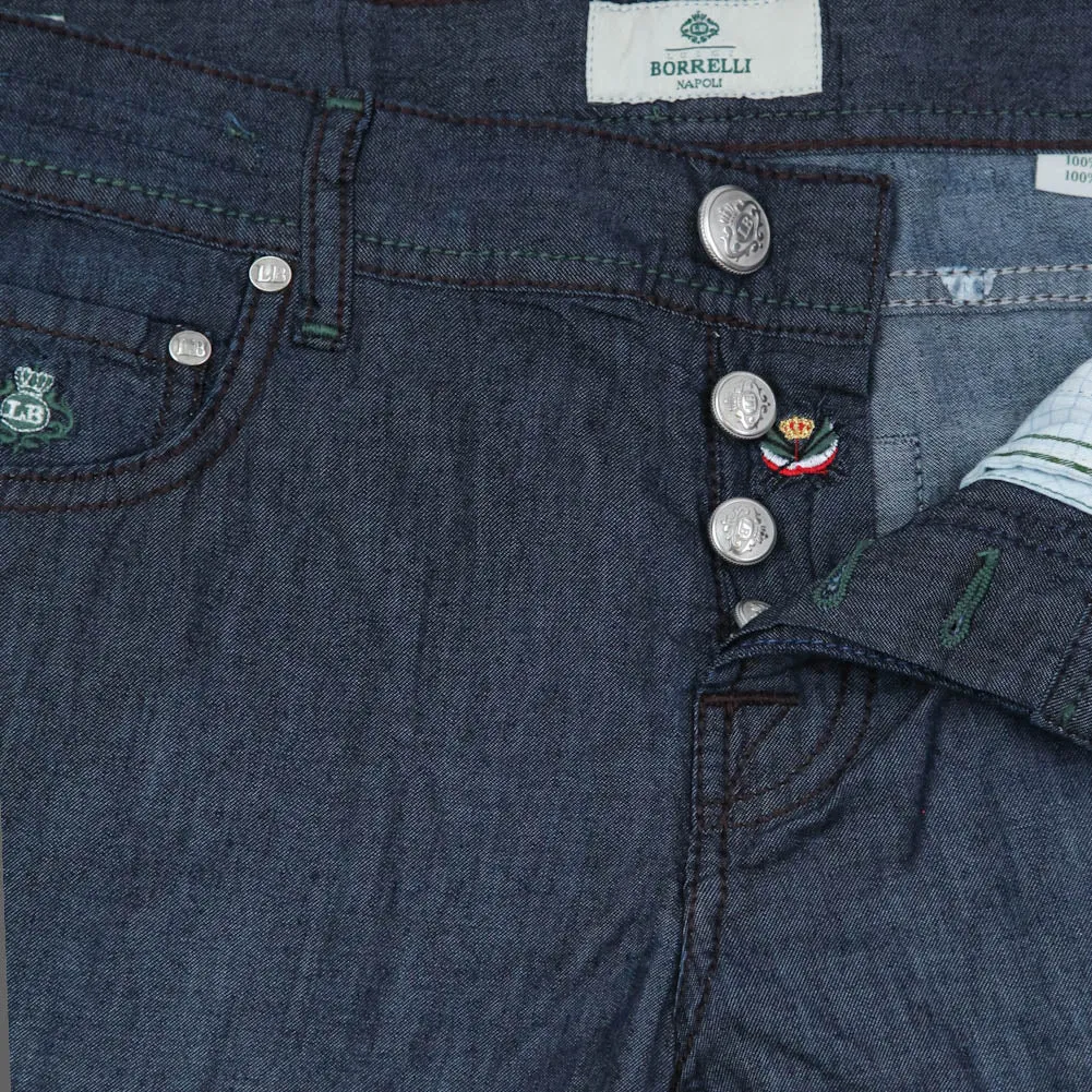 Luigi Borrelli Denim Blue Jeans - Extra Slim - 42 US / 58 EU