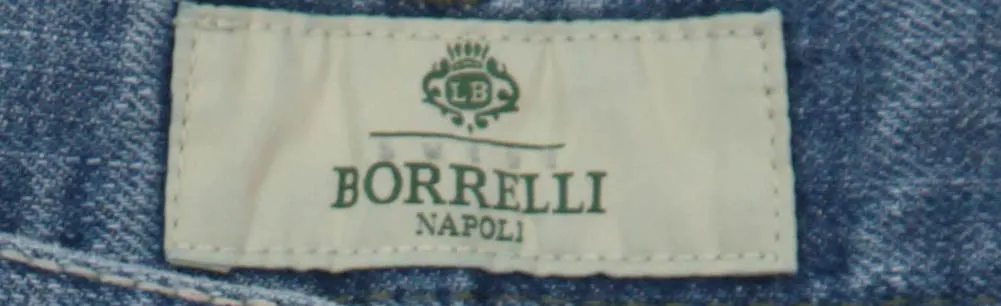 Luigi Borrelli Denim Blue Jeans - Super Slim - 34 US / 50 EU