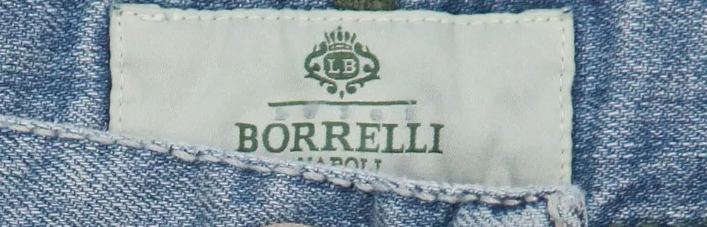 Luigi Borrelli Denim Blue Jeans - Super Slim - 35 US / 51 EU