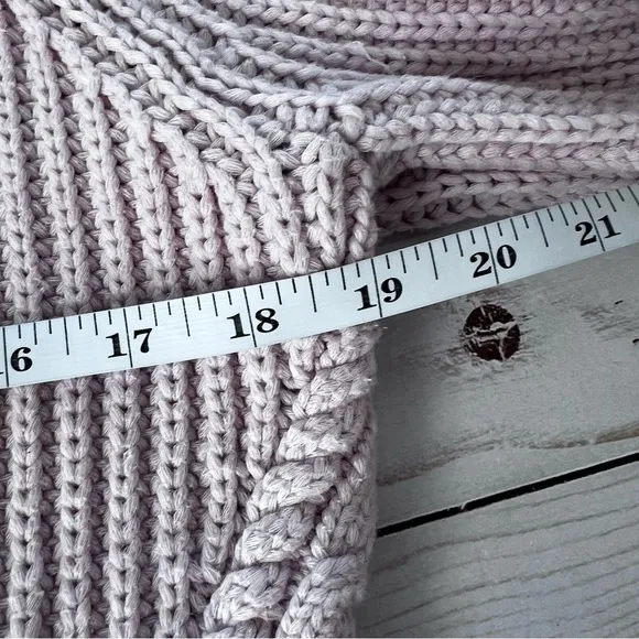 Lululemon Athletica Call The Cozy Turtleneck Chunky Sweater in Pink size 4