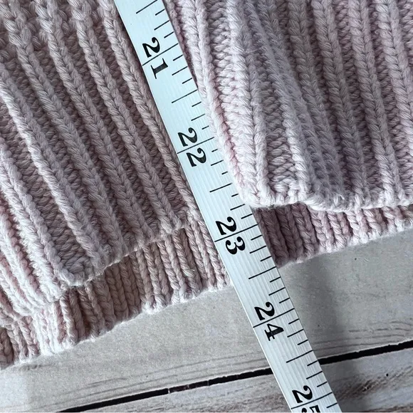 Lululemon Athletica Call The Cozy Turtleneck Chunky Sweater in Pink size 4