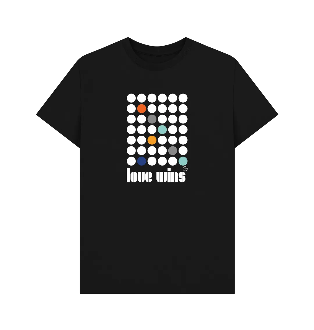 LV Haus. Black.  100% organic tee. Free post UK