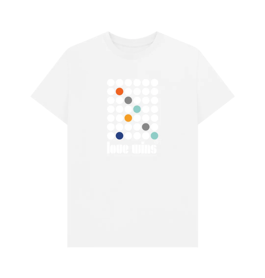 LV Haus. Black.  100% organic tee. Free post UK