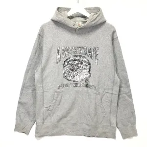 [M] A Bathing Ape Bape Vintage 'Cash Money' Bling Logo Hoodie Grey