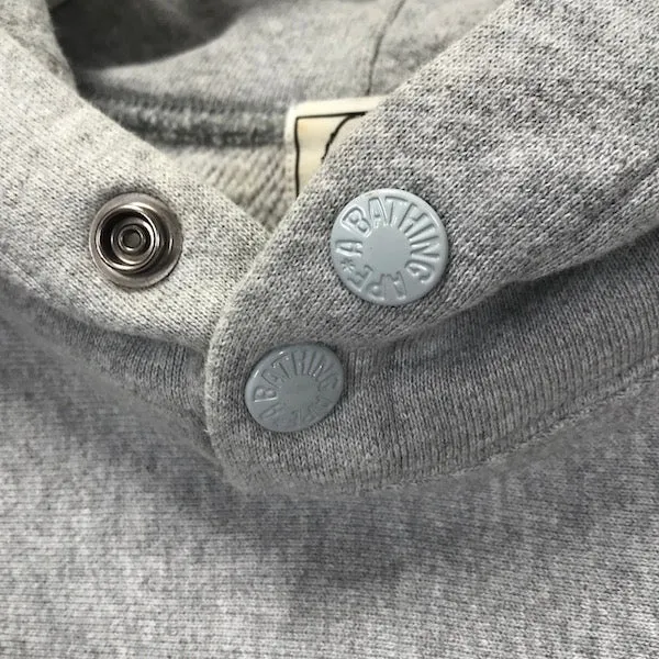 [M] A Bathing Ape Bape Vintage 'Cash Money' Bling Logo Hoodie Grey