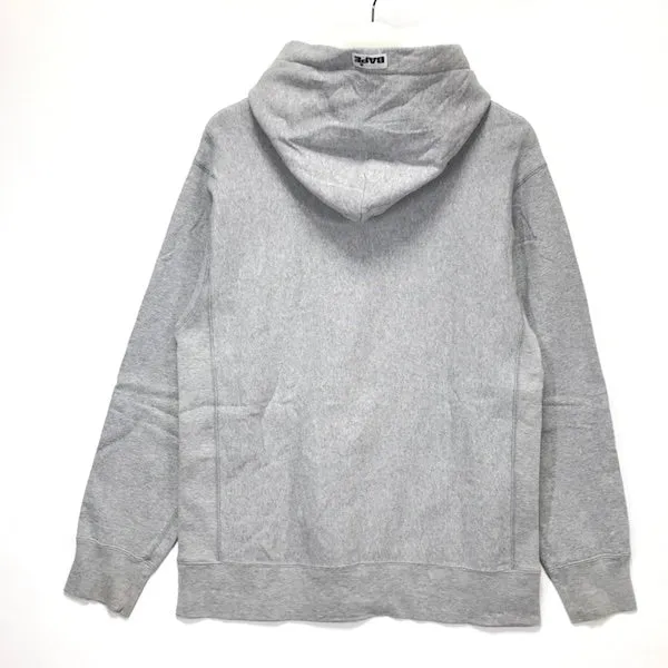 [M] A Bathing Ape Bape Vintage 'Cash Money' Bling Logo Hoodie Grey