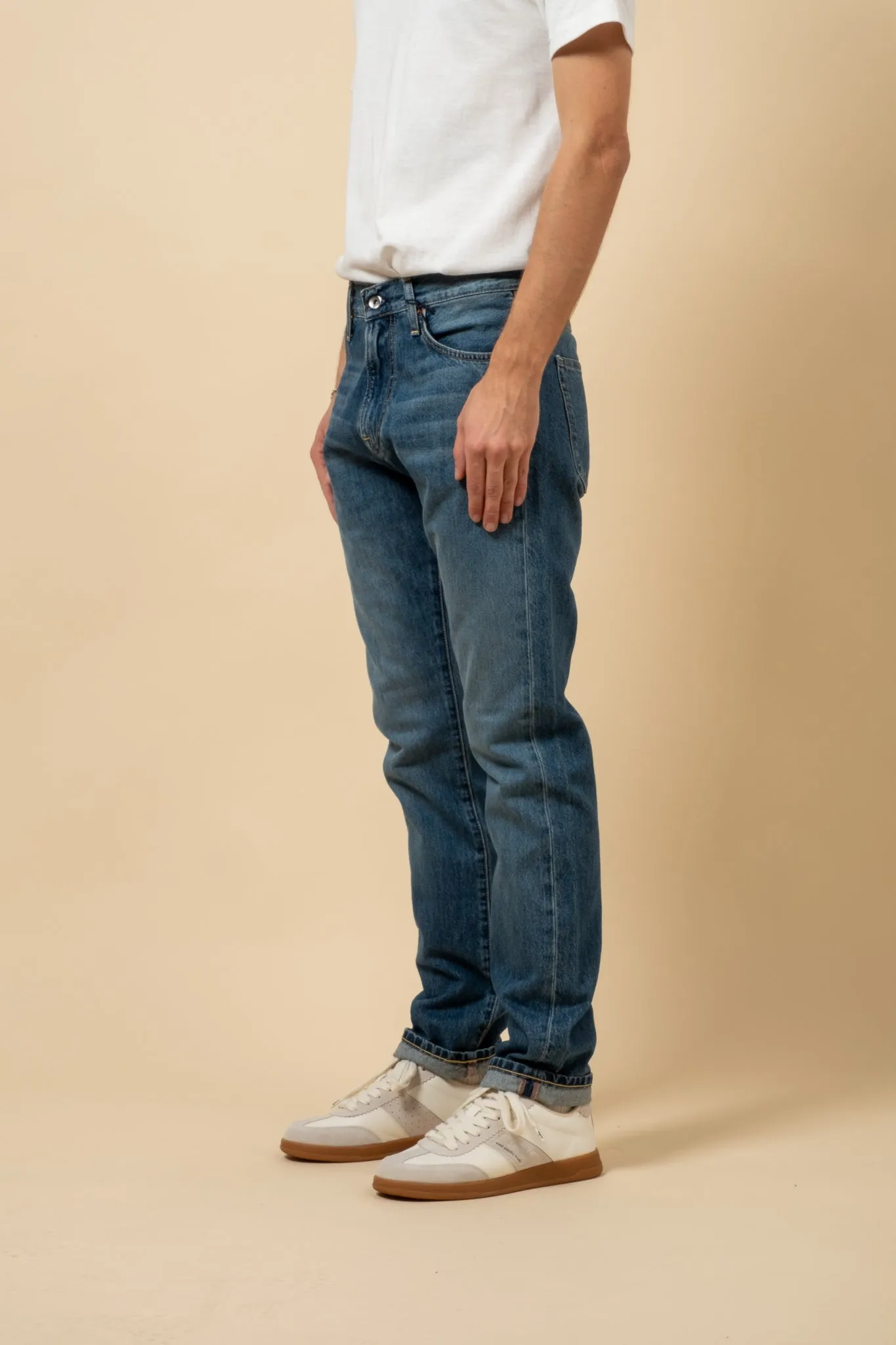 M8 11oz Light Indigo - Authentic Aged