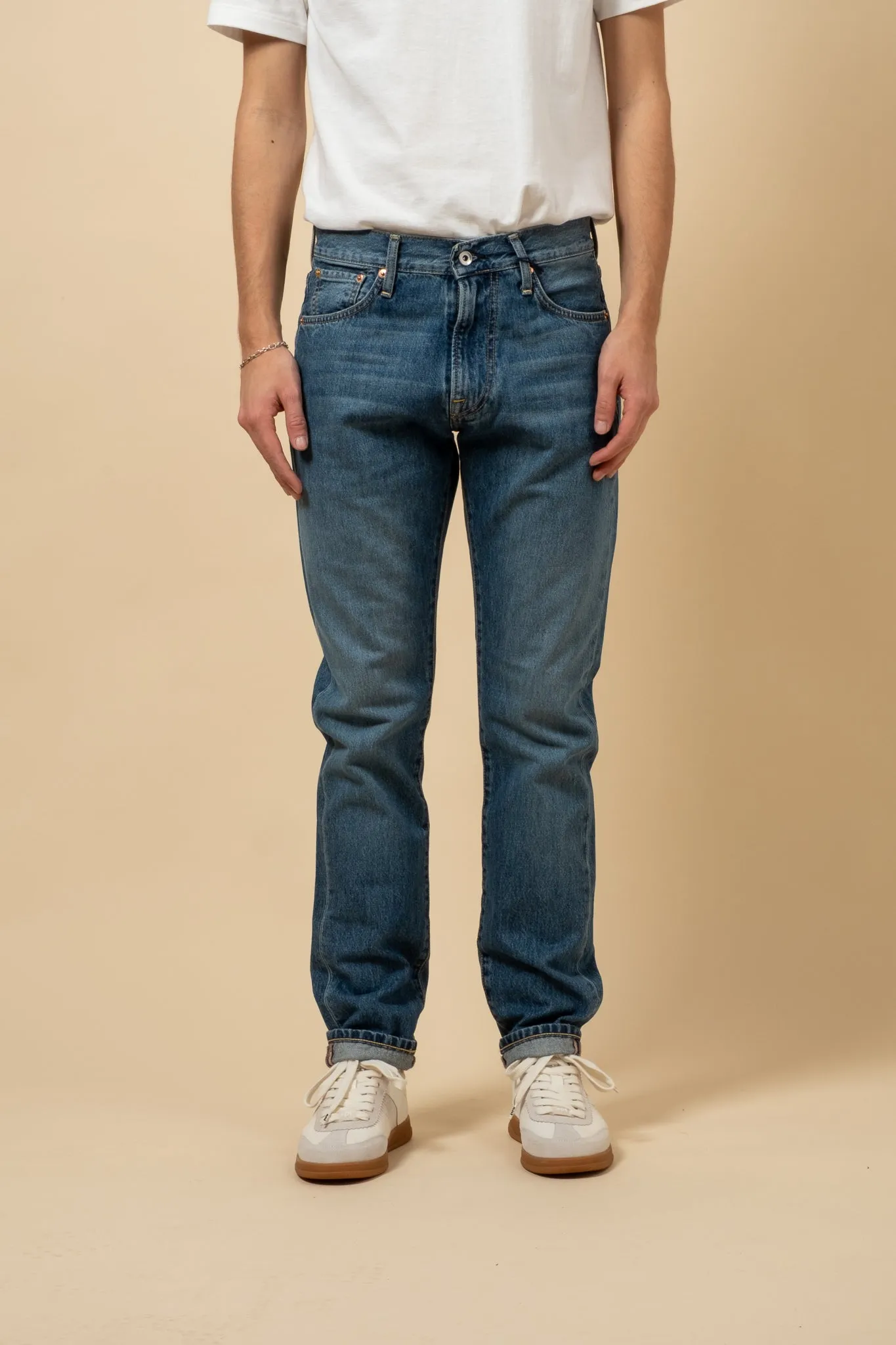 M8 11oz Light Indigo - Authentic Aged