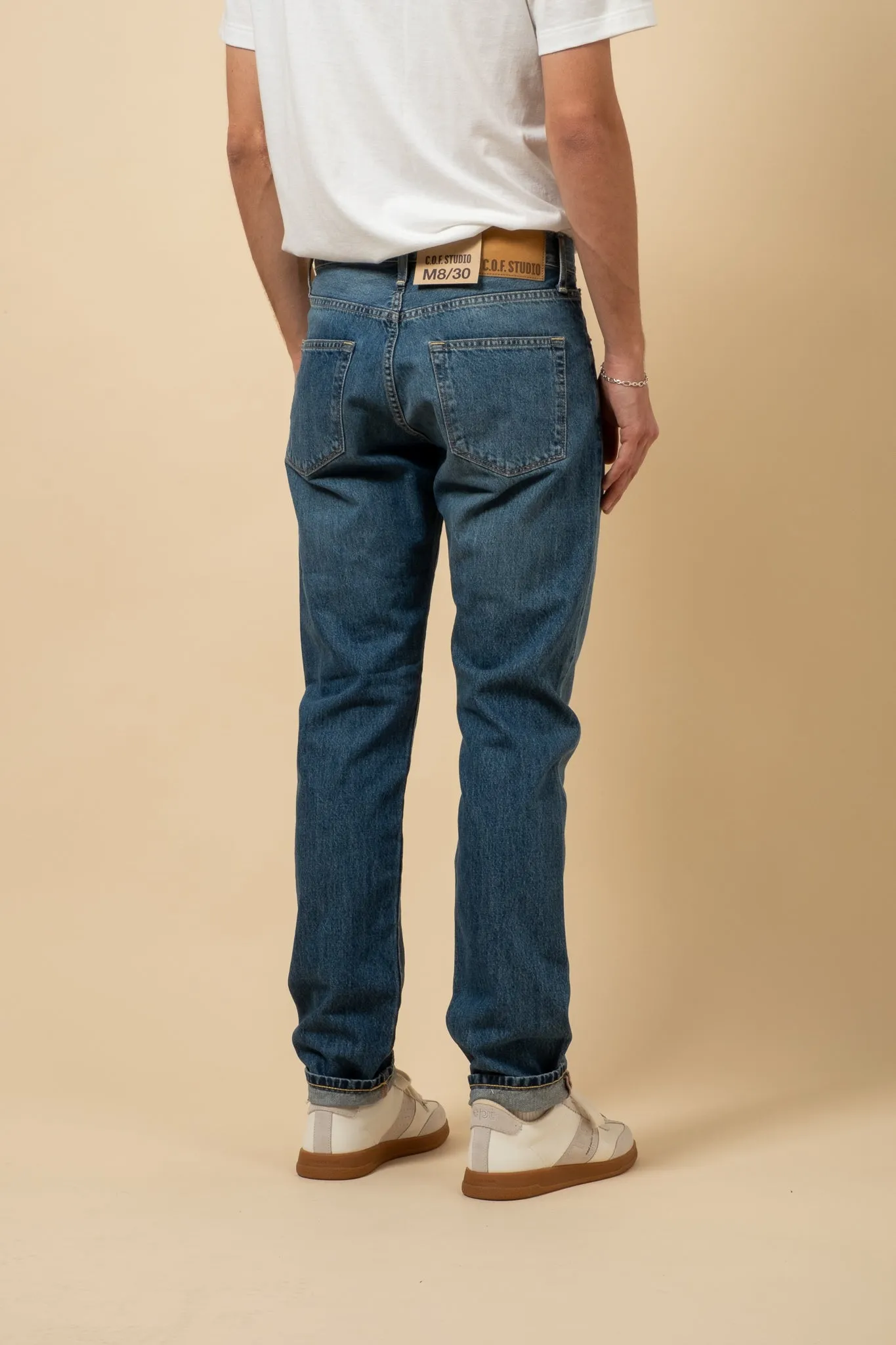 M8 11oz Light Indigo - Authentic Aged