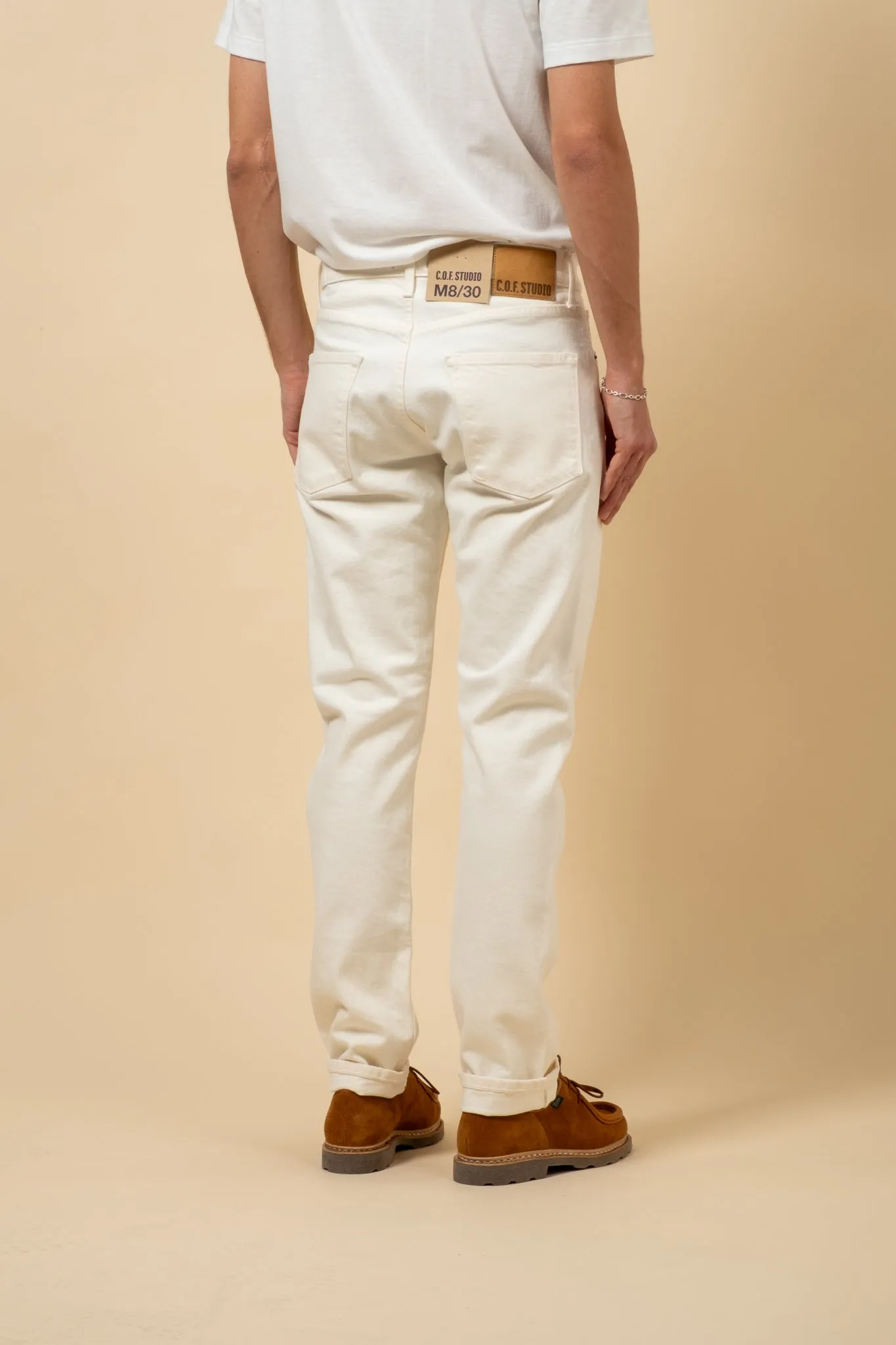 M8 Comfort Organic Ecru - Stonewash