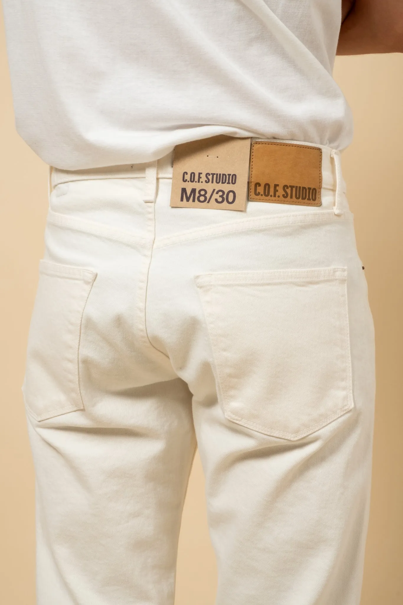M8 Comfort Organic Ecru - Stonewash