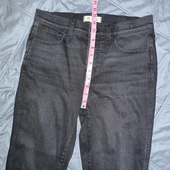 Madewell Black Mid Roadtripper Stovepipe Rise Straight Leg Jeans Women Size 29