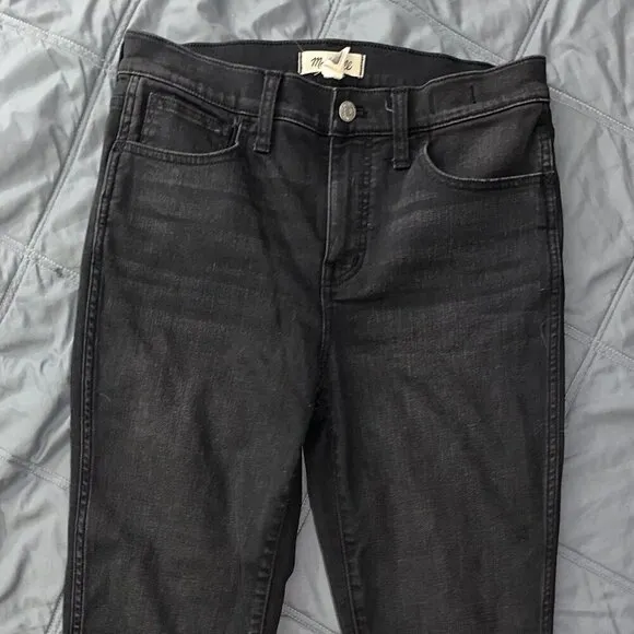 Madewell Black Mid Roadtripper Stovepipe Rise Straight Leg Jeans Women Size 29
