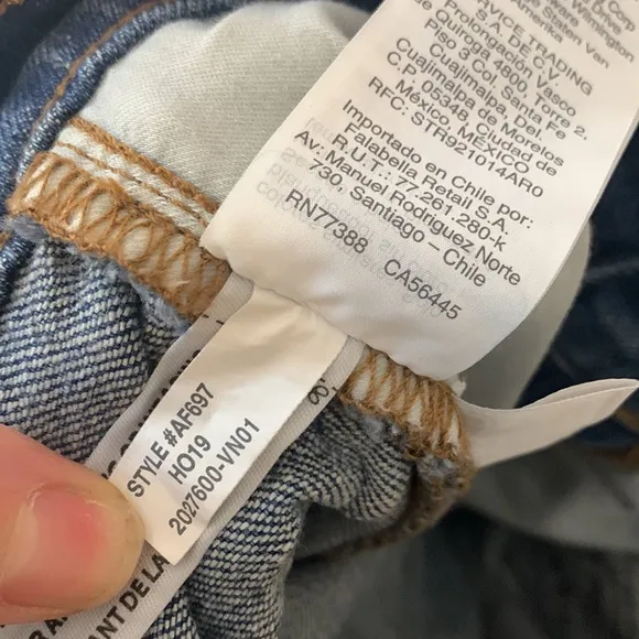Madewell Classic Straight Jeans in Coldbrook Wash Size 26