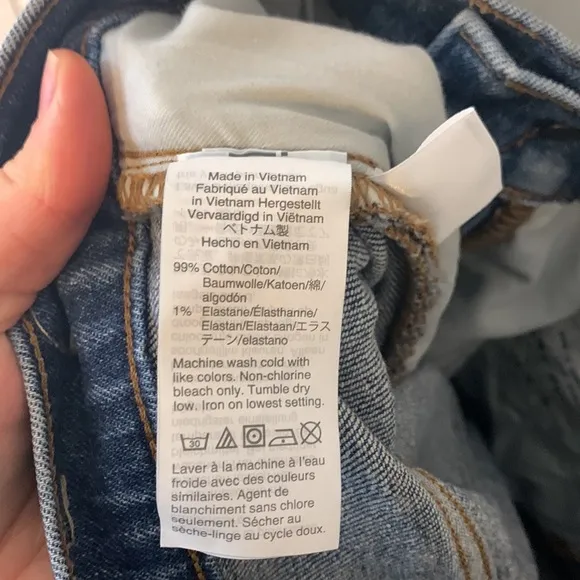 Madewell Classic Straight Jeans in Coldbrook Wash Size 26