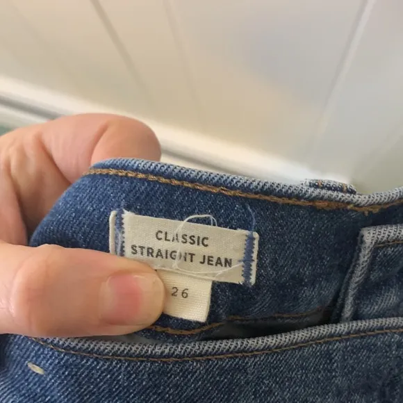 Madewell Classic Straight Jeans in Coldbrook Wash Size 26