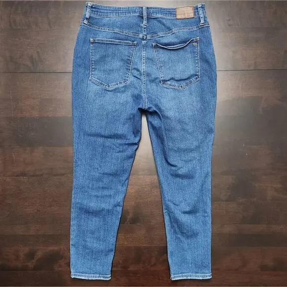 Madewell Curvy High-Rise Skinny Crop Jeans Size 32