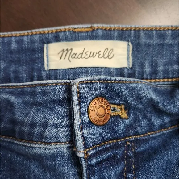 Madewell Curvy High-Rise Skinny Crop Jeans Size 32