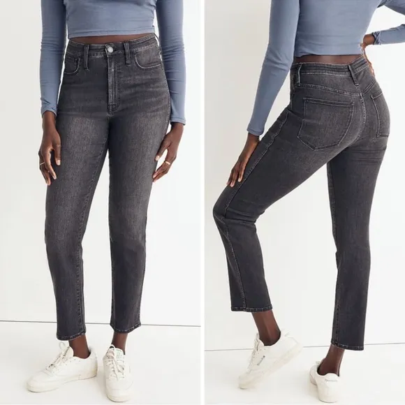 Madewell High Rise Straight Leg Jean