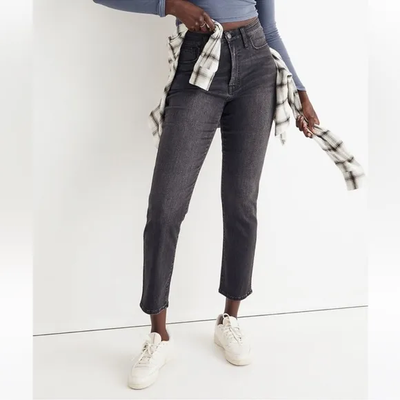 Madewell High Rise Straight Leg Jean