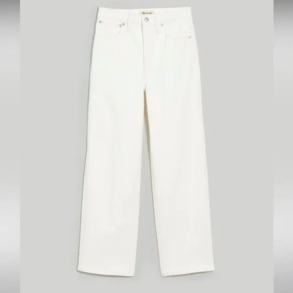 Madewell NWT Petite Perfect Vintage Wide Leg Crop Jean Size 28P