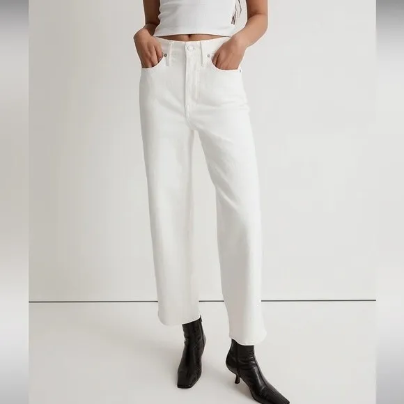 Madewell NWT Tall Perfect Vintage Wide Leg Crop Jean Size 23T High Rise