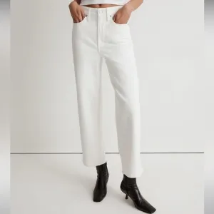 Madewell NWT The Petite Perfect Vintage Wide-Leg Crop Jean Size 31P High Rise