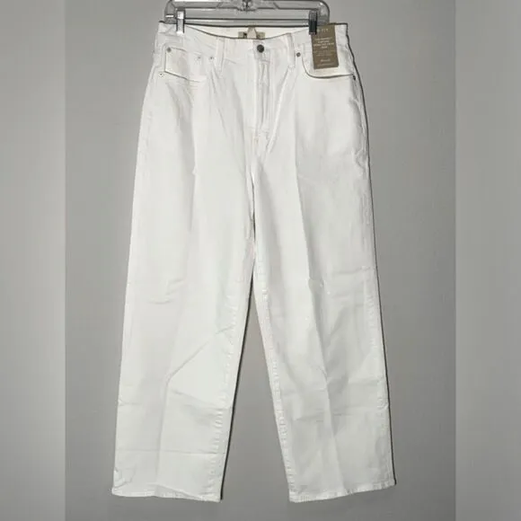 Madewell NWT The Tall Perfect Vintage Wide Leg Crop Jeans Size 31T High Rise