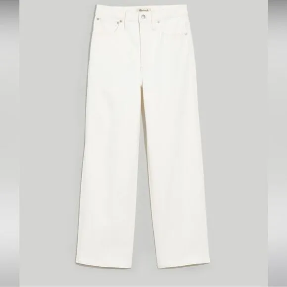 Madewell NWT The Tall Perfect Vintage Wide Leg Crop Jeans Size 31T High Rise