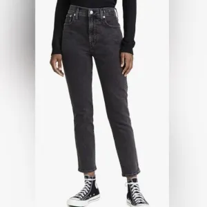 Madewell The Perfect Vintage Jean Women's 31P Black Acid Wash Lunar Gray