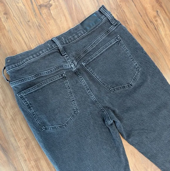 Madewell The Perfect Vintage Jean Women's 31P Black Acid Wash Lunar Gray
