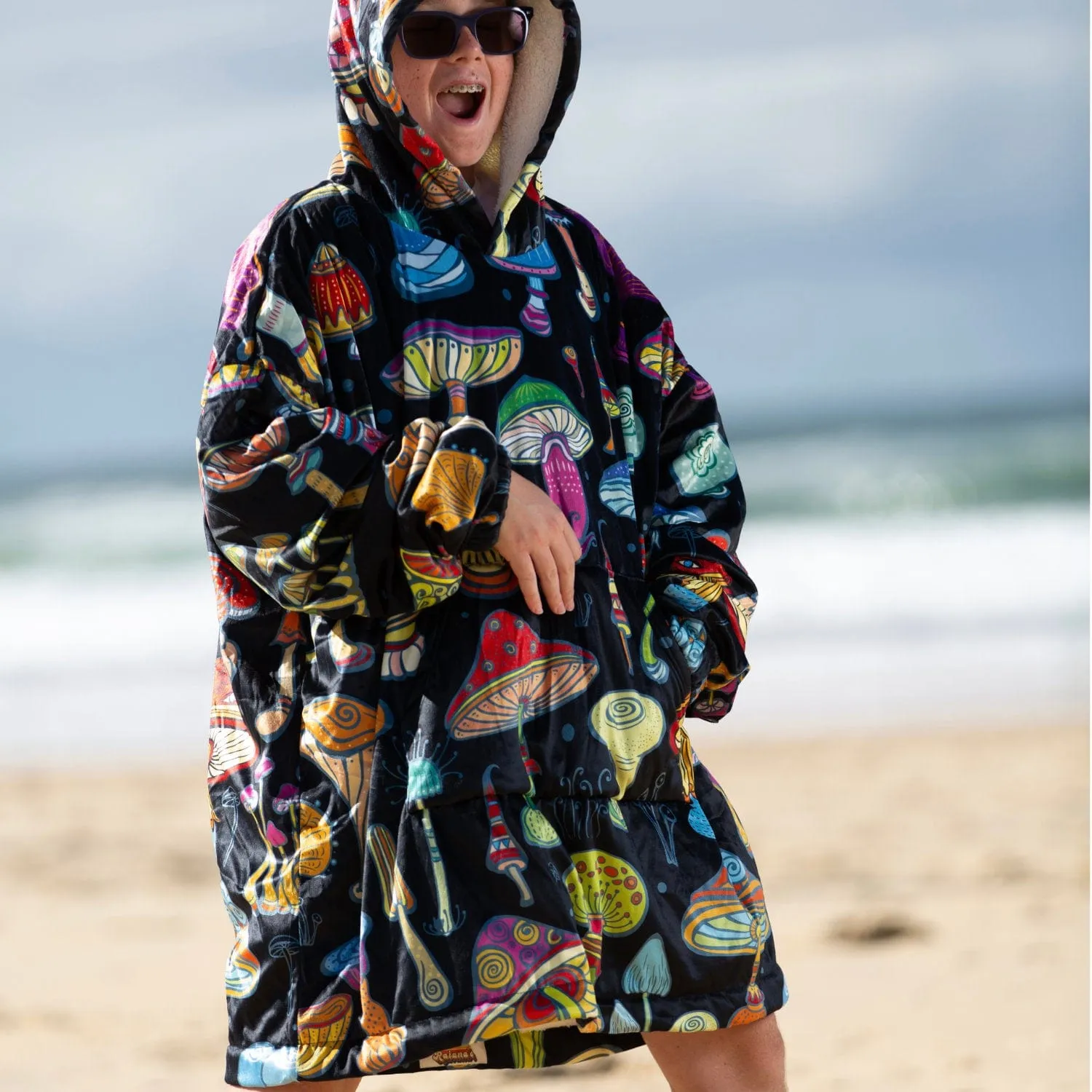 Magic Mushrooms | Wearable Blanket Hoodie