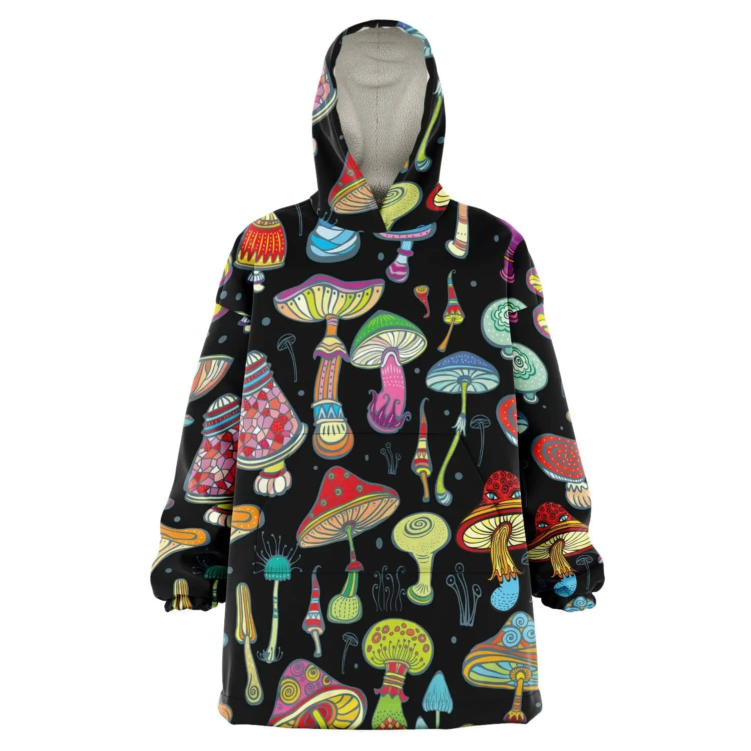 Magic Mushrooms | Wearable Blanket Hoodie