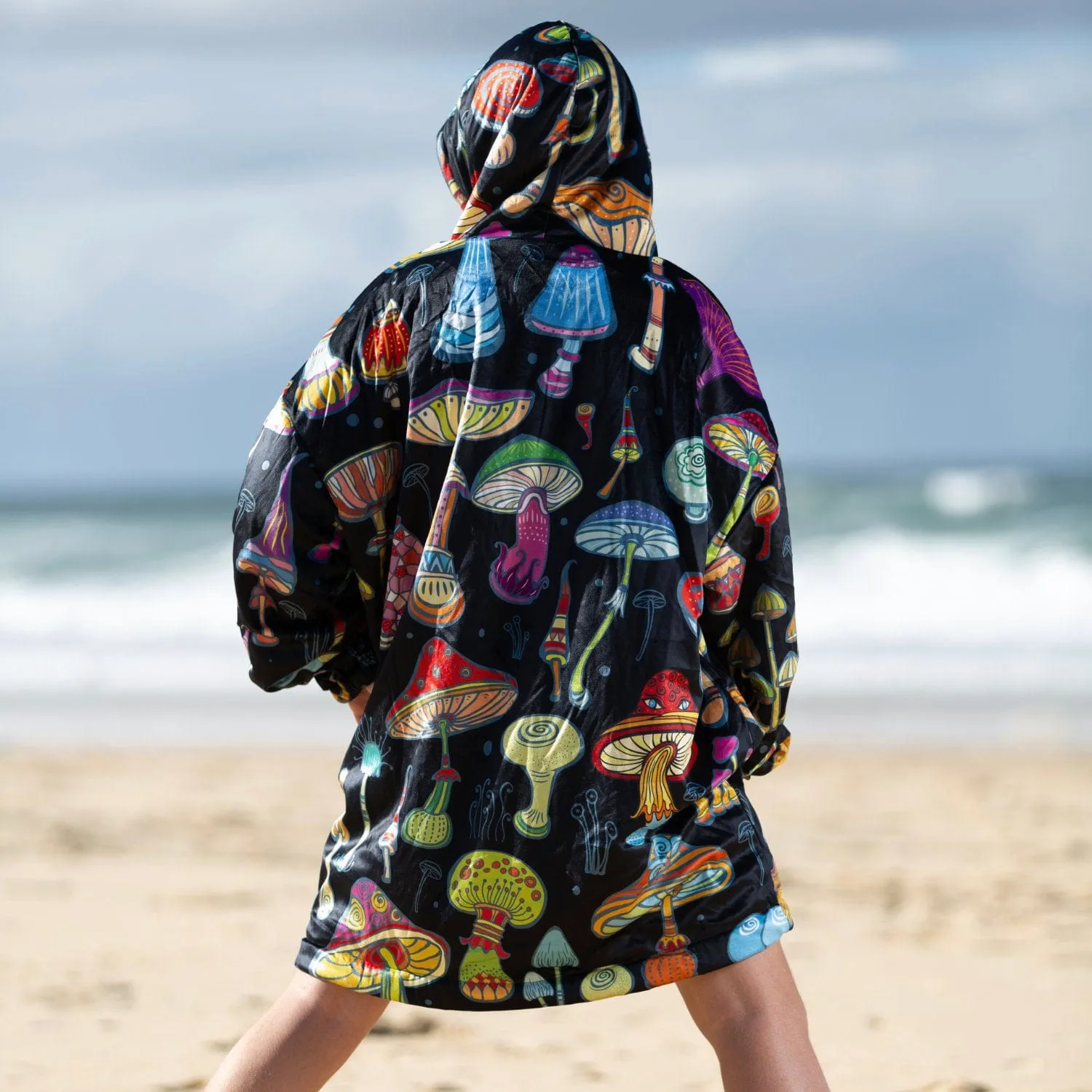 Magic Mushrooms | Wearable Blanket Hoodie